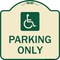 Signmission ADA Compliant Parking AccessibleHeavy-Gauge Aluminum Architectural Sign, 18" x 18", TG-1818-24662 A-DES-TG-1818-24662 - alternate 1